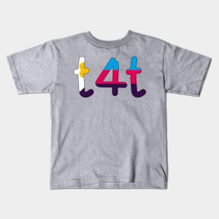 t4t (Polyamorous Pride Colors) Kids T-Shirt